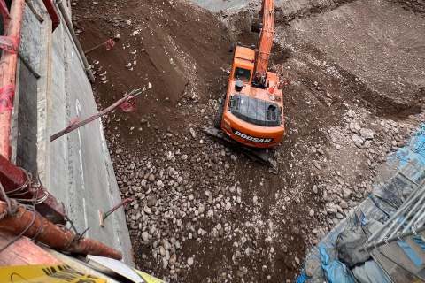Foto de obra — Residencial Tudela y Varela